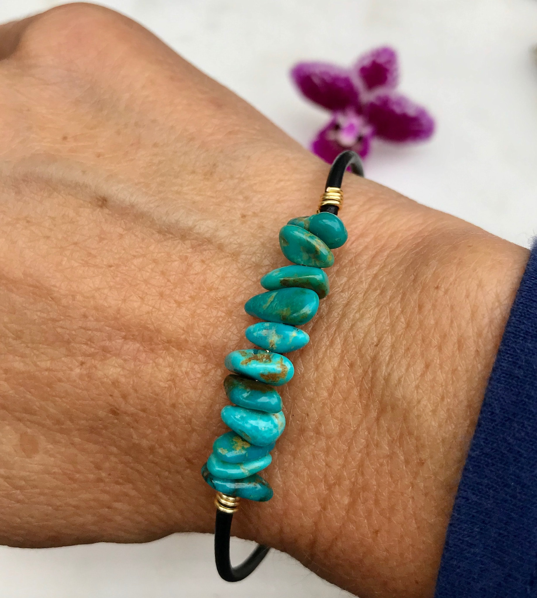 Sleeping Beauty Turquoise Strength Bracelet